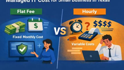 Managed IT Cost for Small Business in Texas (Flat Fee vs Hourly)